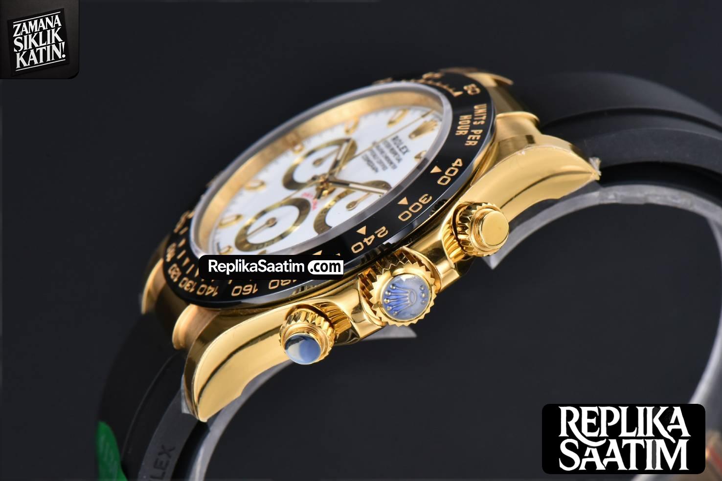 Daytona 116518 YG APSF White Dial Ceramic Bezel Lume Marker Oysterflex Strap Tungsten Version SH4130 -11