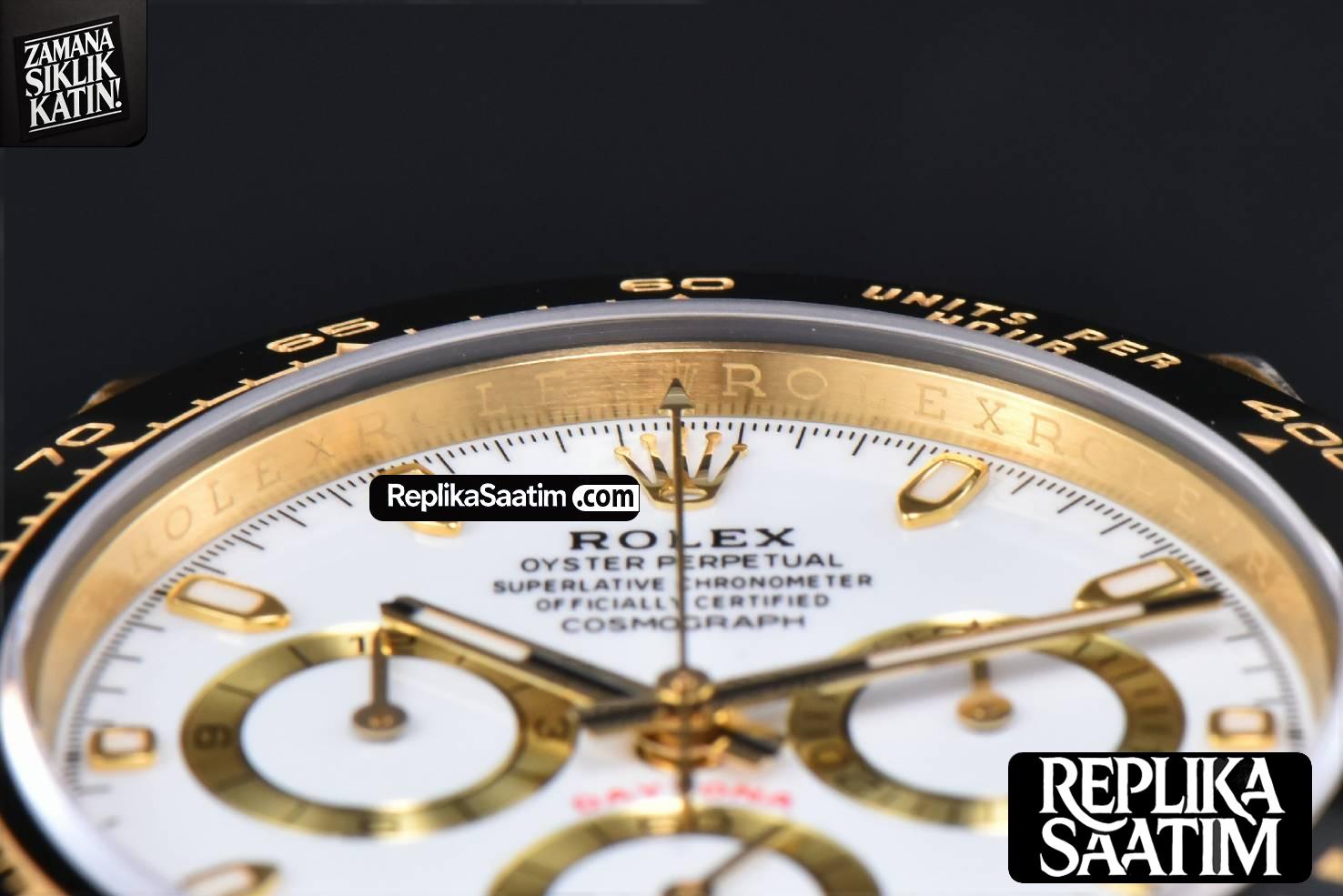 Daytona 116518 YG APSF White Dial Ceramic Bezel Lume Marker Oysterflex Strap Tungsten Version SH4130 -12