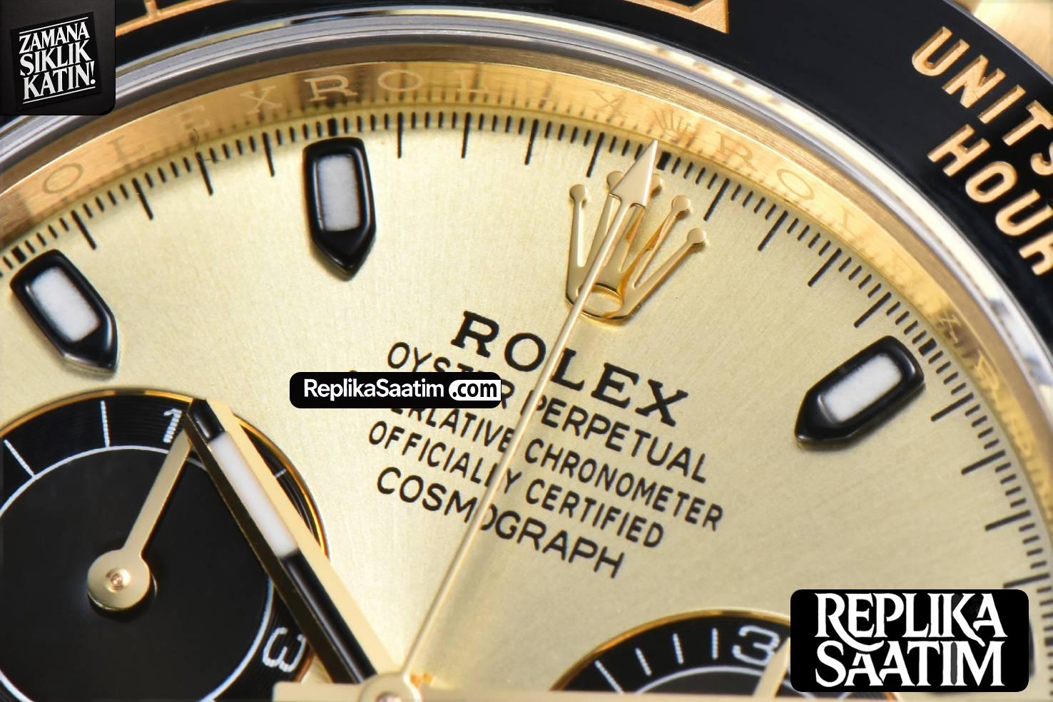 Daytona 116518 YG APSF YG/Black Dial Ceramic Bezel Lume Marker Oysterflex Strap Tungsten Version SH4130 -05