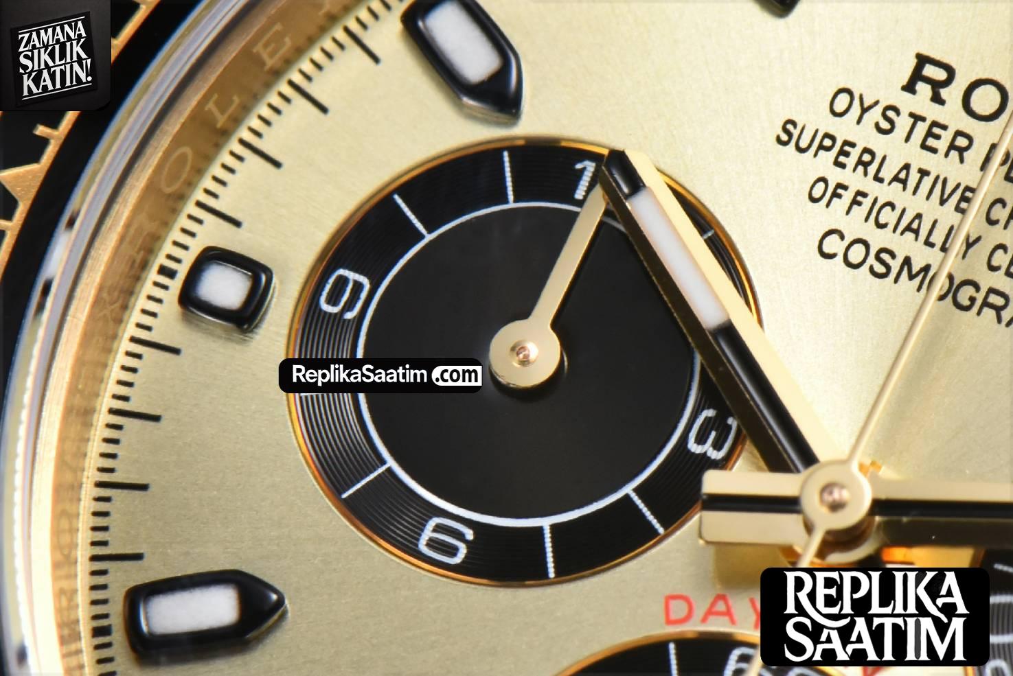 Daytona 116518 YG APSF YG/Black Dial Ceramic Bezel Lume Marker Oysterflex Strap Tungsten Version SH4130 -06