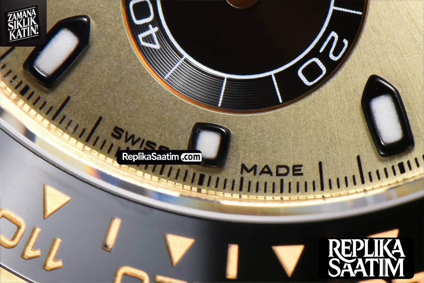 Daytona 116518 YG APSF YG/Black Dial Ceramic Bezel Lume Marker Oysterflex Strap Tungsten Version SH4130 -09