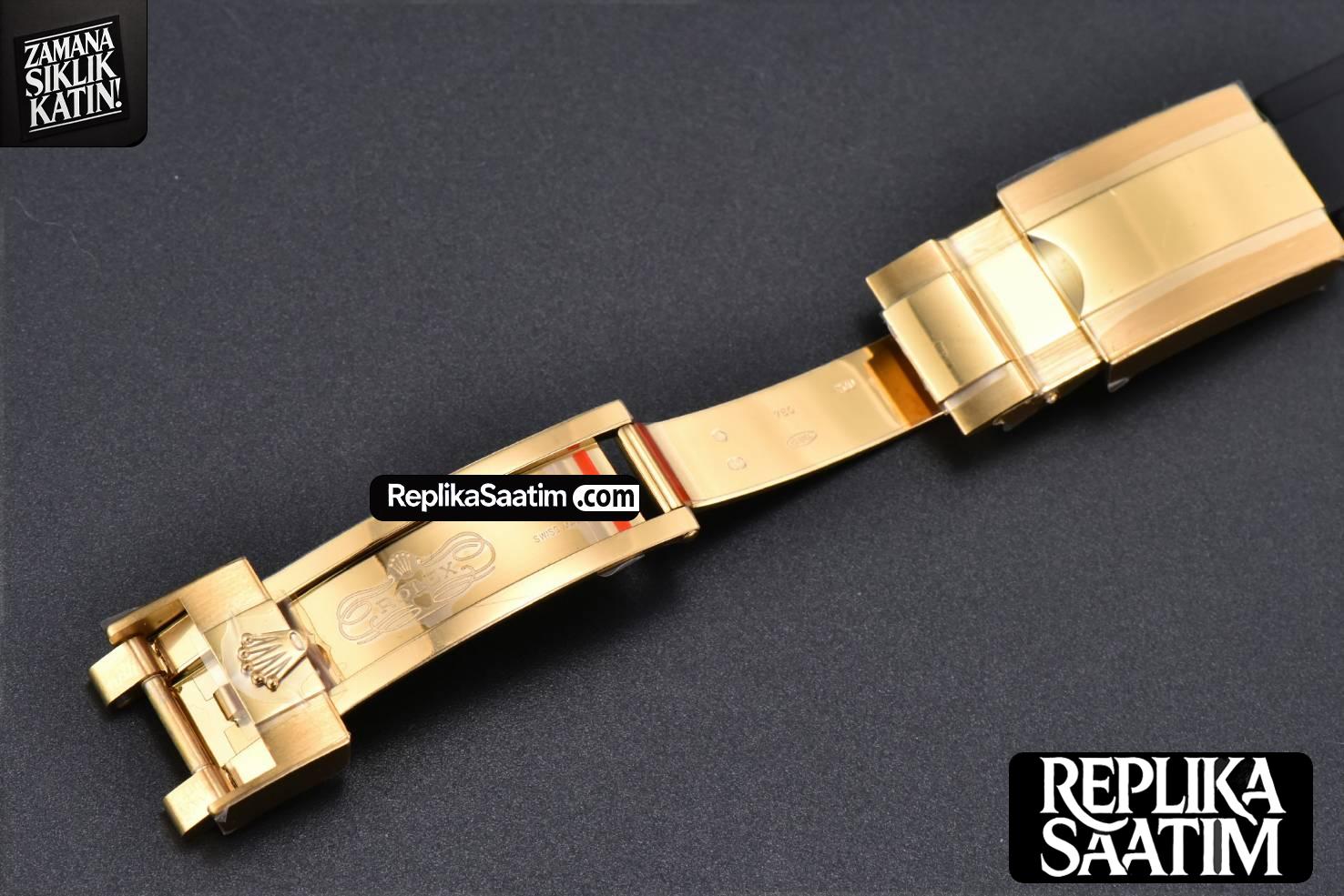 Daytona 116518 YG APSF YG/Black Dial Ceramic Bezel Lume Marker Oysterflex Strap Tungsten Version SH4130 -37