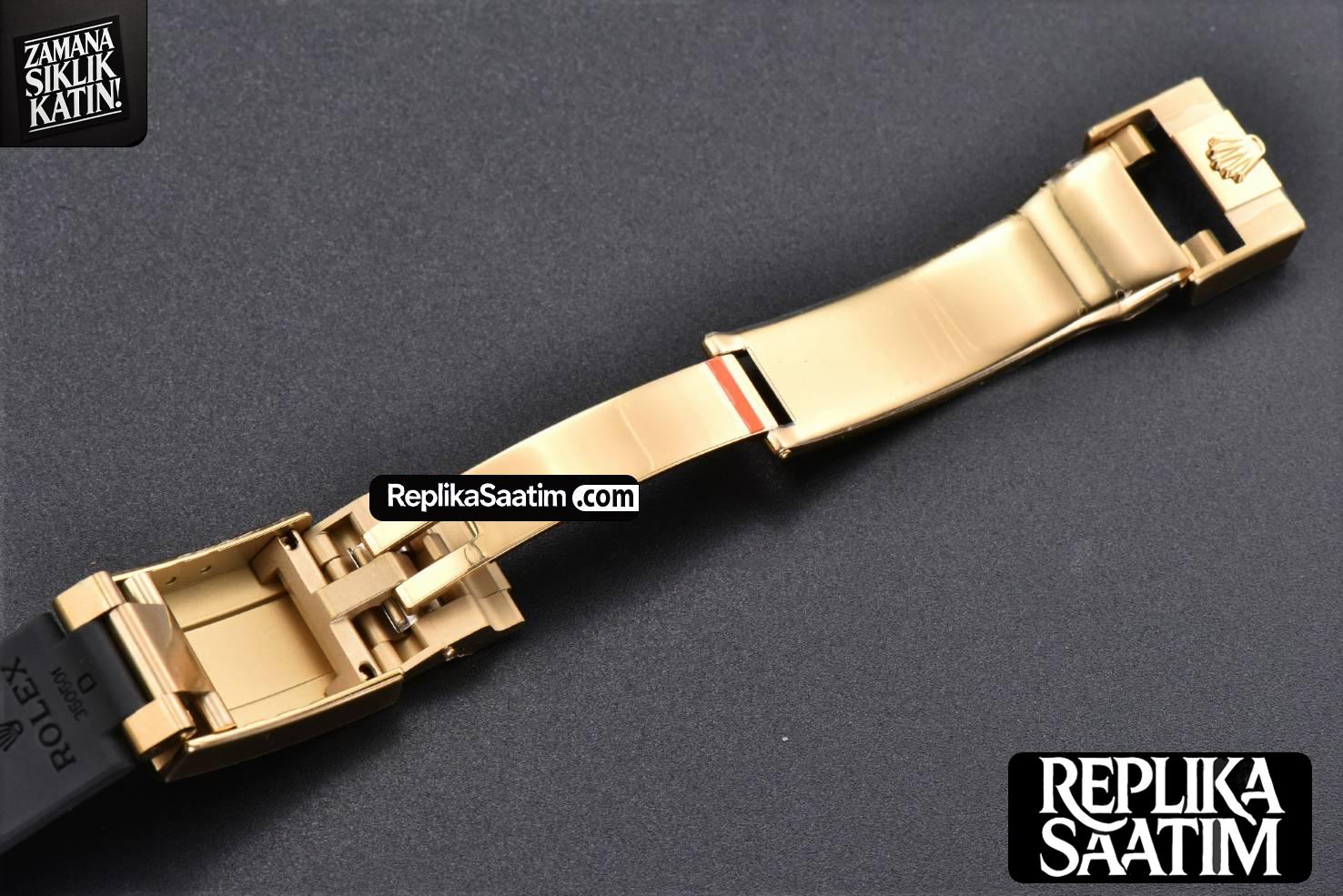 Daytona 116518 YG Clean CF Black Dial Diamond Marker Oysterflex Strap A4130 -35