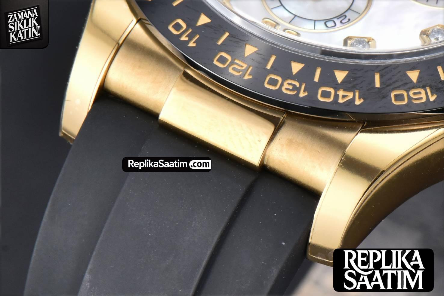 Daytona 116518 YG Clean CF MOP Dial Diamond Marker Oysterflex Strap A4130 -10