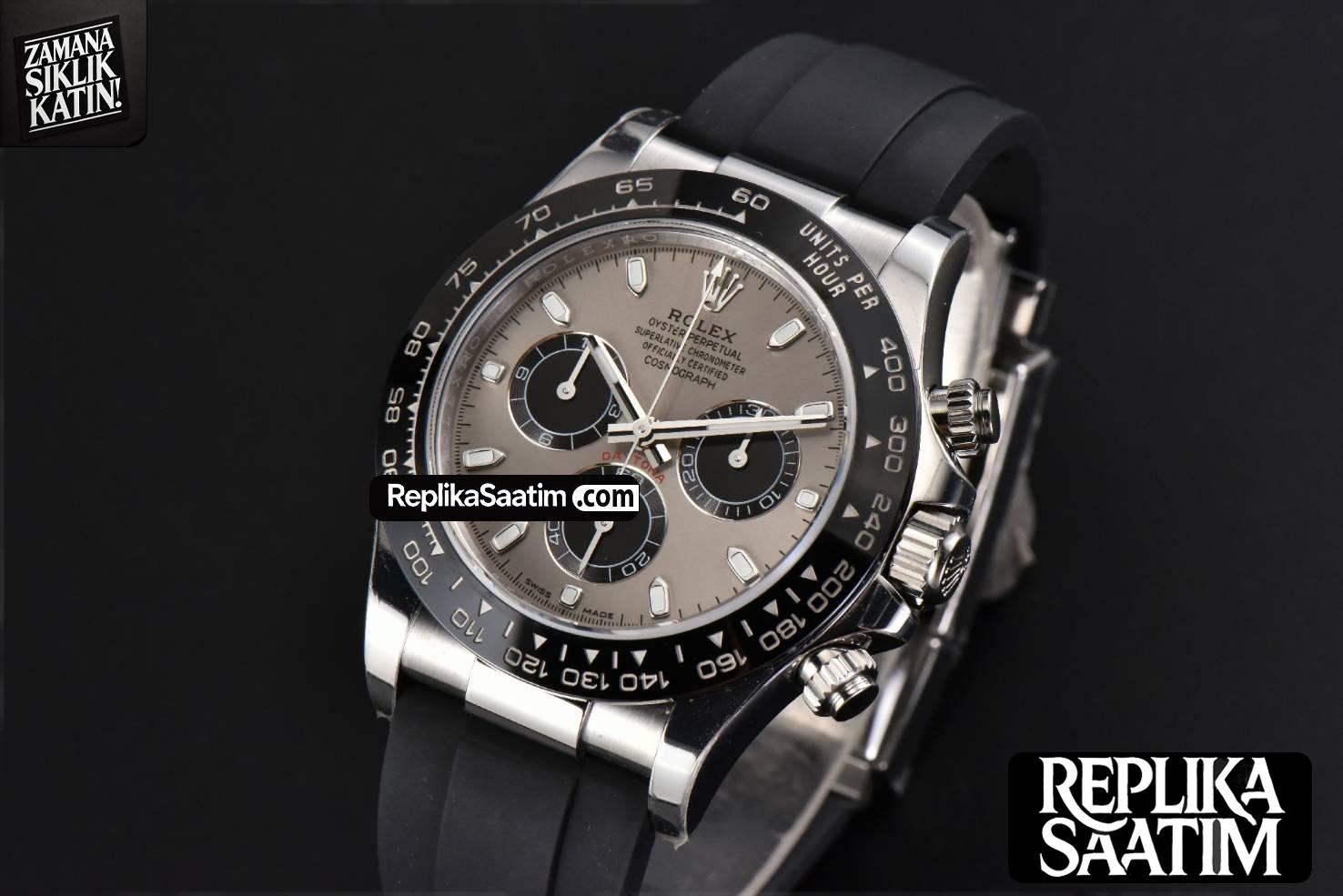Daytona 116519 BTF Gray Dial Black Subdial Oysterflex Strap SA4130 -04