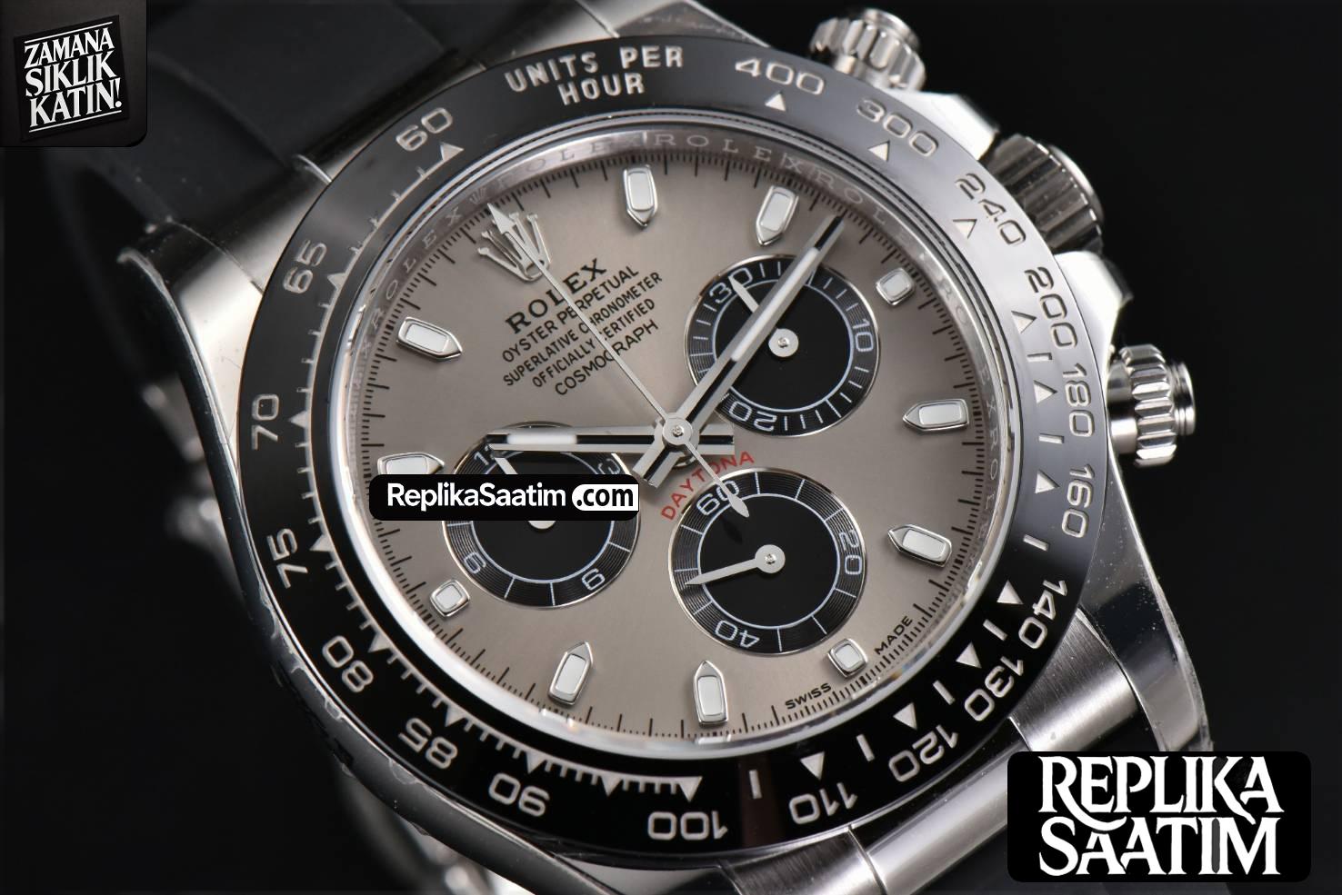 Daytona 116519 BTF Gray Dial Black Subdial Oysterflex Strap SA4130 -12