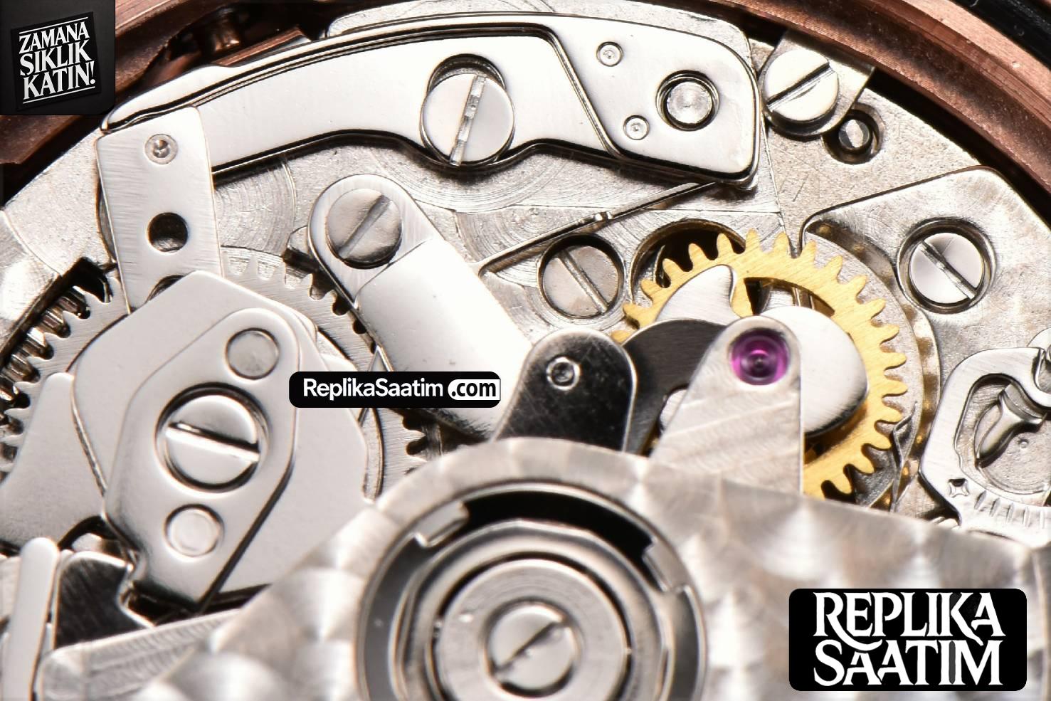 Daytona 116595 King RG Rainbow Diamond Black Dial RG Bracelet A7750 -22