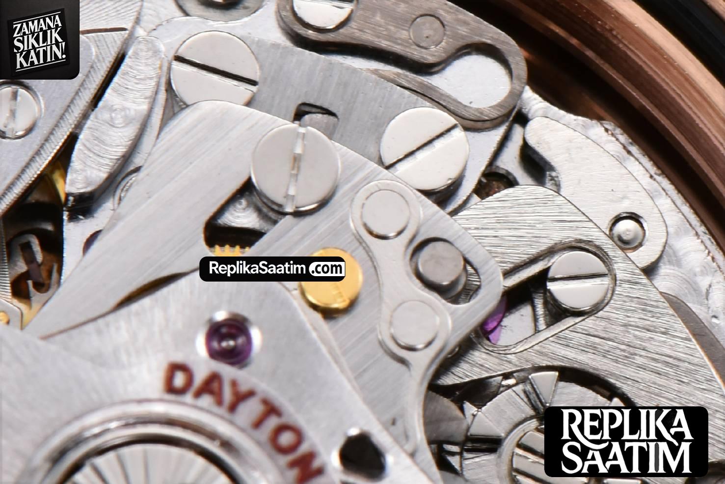 Daytona 116598  Rainbow ZF Black Diamonds Dial on RG Bracelet SH4130 -28