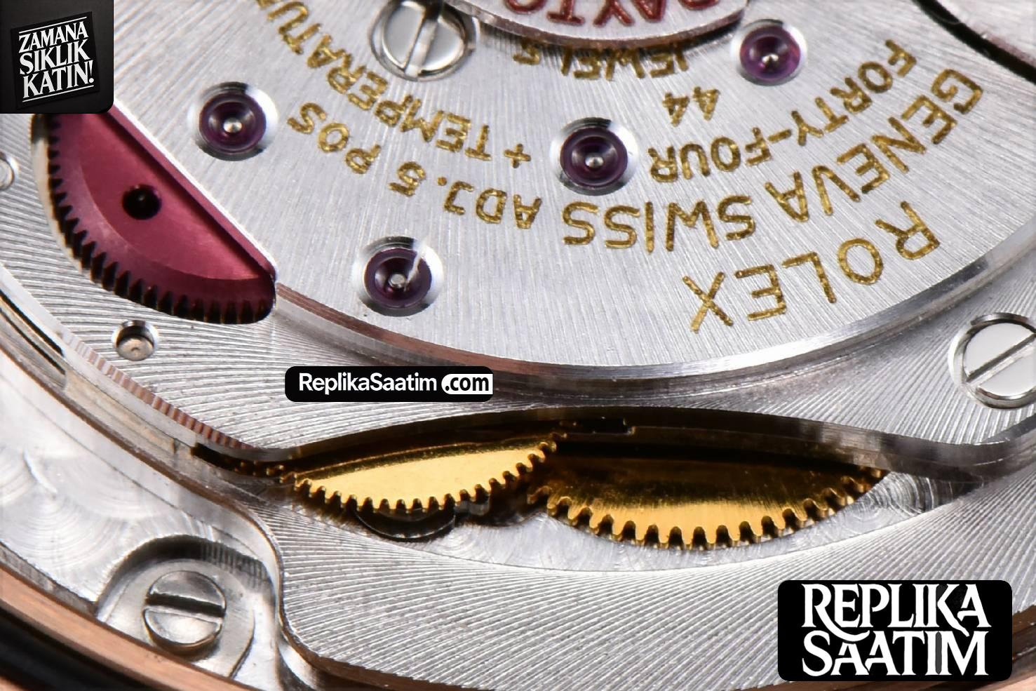 Daytona 116598  Rainbow ZF Black Diamonds Dial on RG Bracelet SH4130 -31