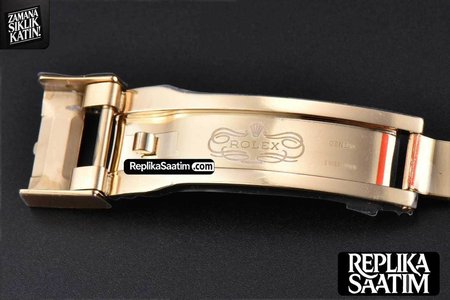 Daytona 116598  Rainbow ZF Black Diamonds Dial on YG Bracelet SH4130 -43