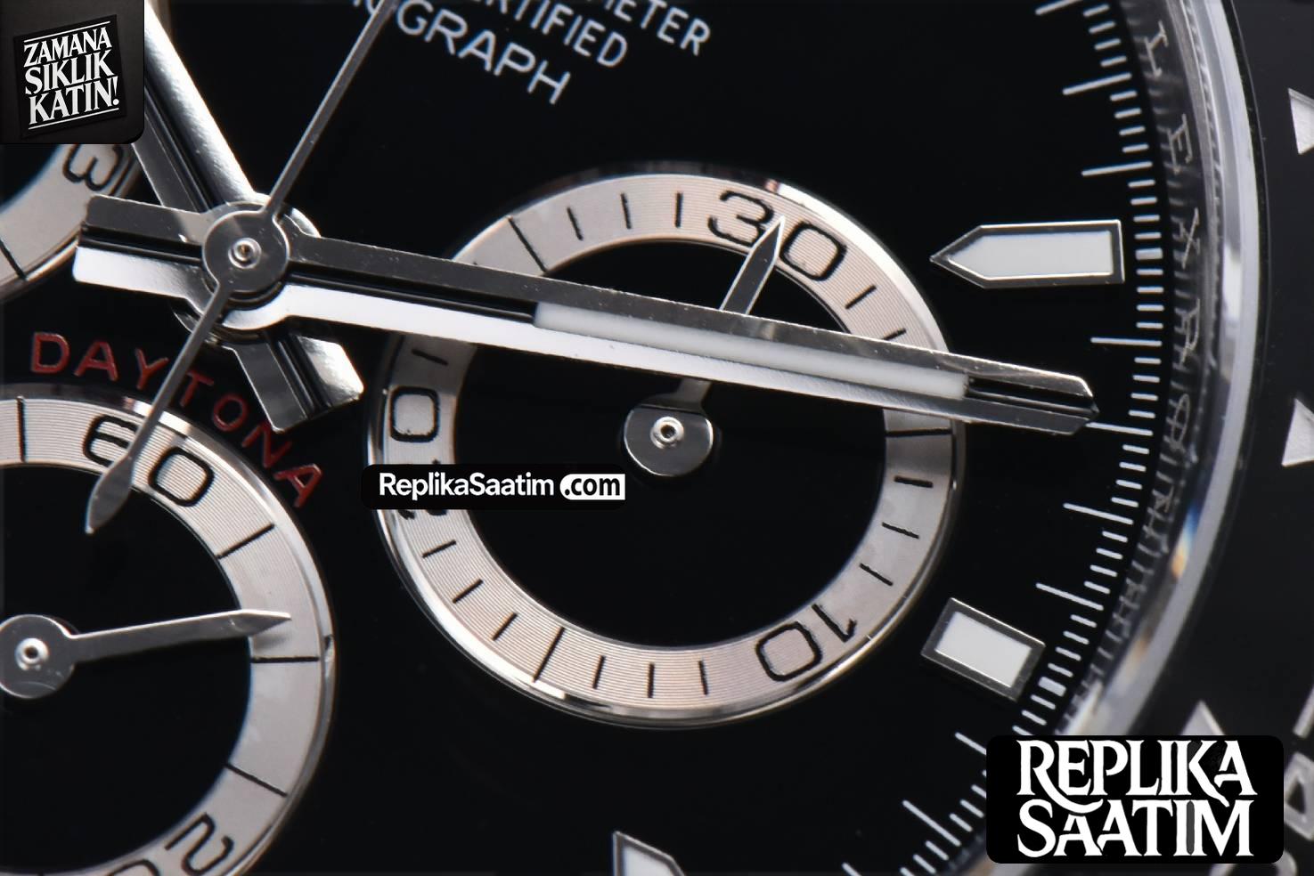 Daytona 126500 APSF 904L Steel Black Dial on SS Braclet DD4131 -07