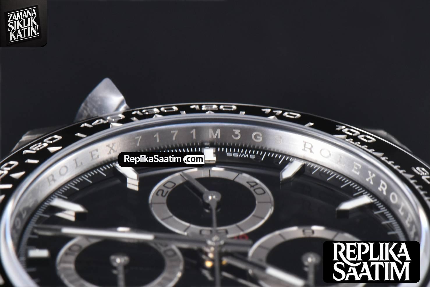Daytona 126500 APSF 904L Steel Black Dial on SS Braclet DD4131 -17