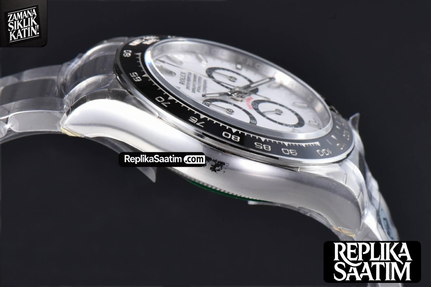 Daytona 126500 APSF 904L Steel White/Panda Dial on SS Braclet DD4131 -19