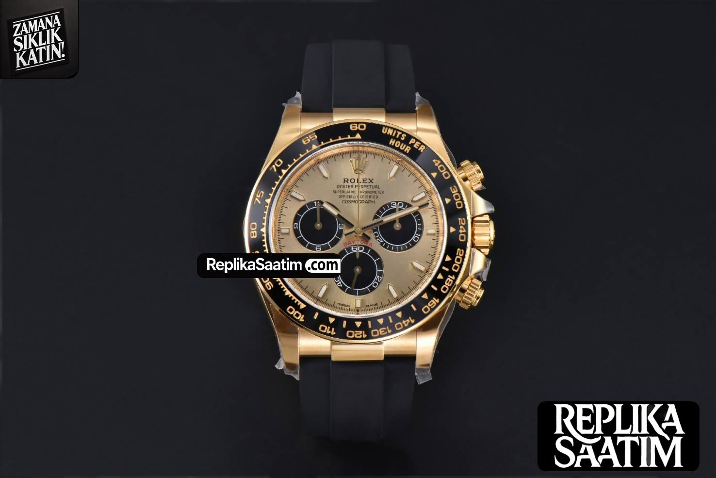 Daytona 126518 40mm Clean CF YG 904L YG Dial Black Bezel Oysterflex Strap DD4131 -02