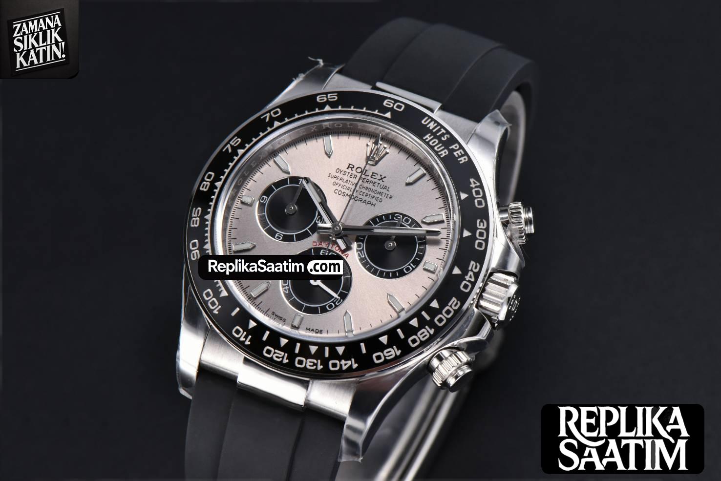 Daytona 126519 40mm Clean CF 904L Gray Dial Black Bezel Oysterflex Strap DD4131 -04