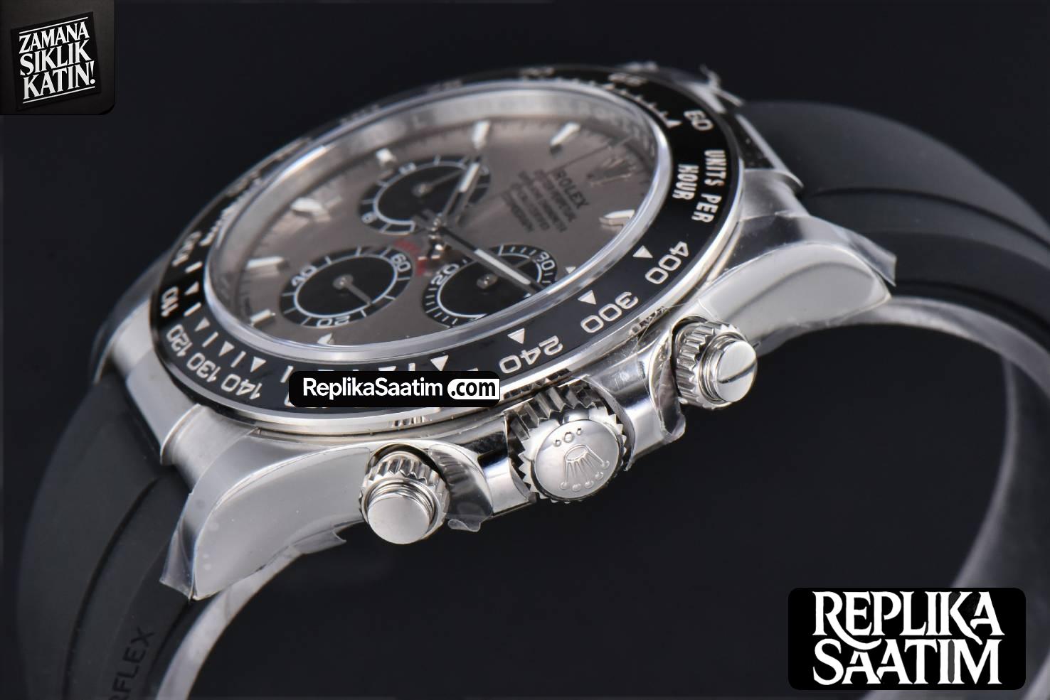 Daytona 126519 40mm Clean CF 904L Gray Dial Black Bezel Oysterflex Strap DD4131 -11