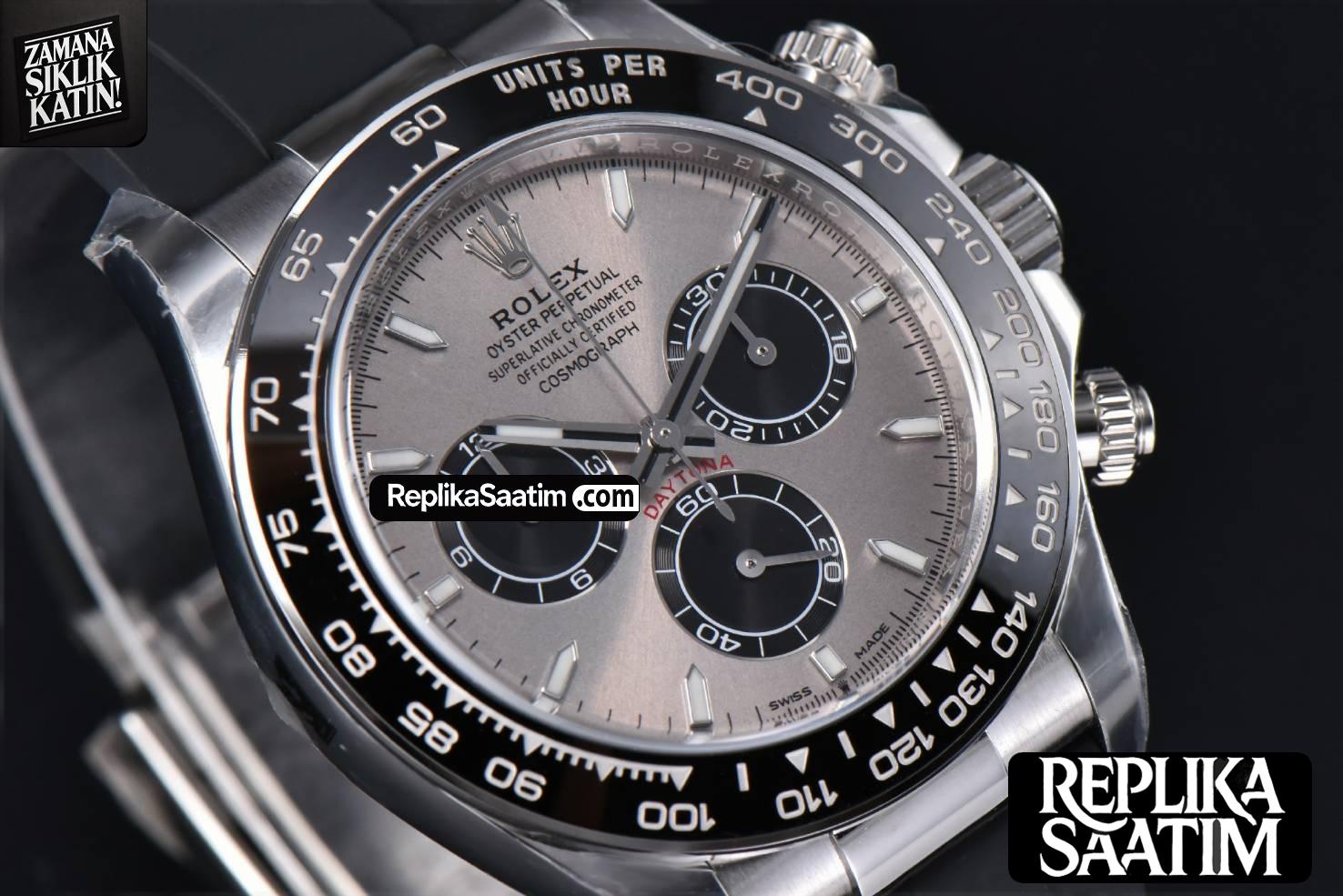 Daytona 126519 40mm Clean CF 904L Gray Dial Black Bezel Oysterflex Strap DD4131 -14
