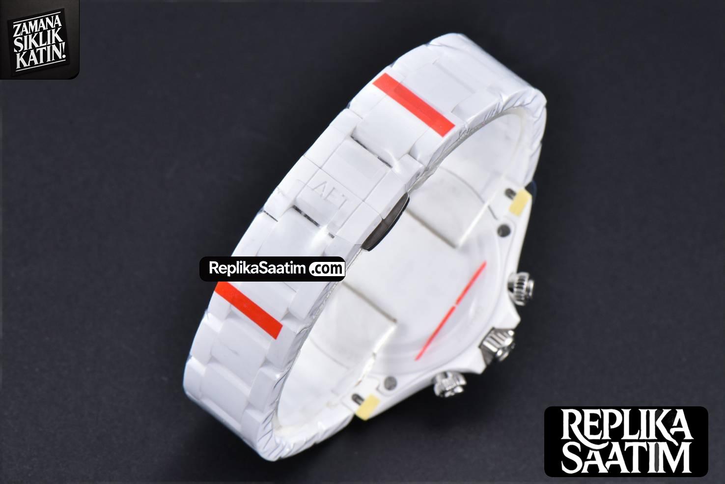 Daytona AETF White Ceramic Blue Dial Ceramic Bracelet SA4130 V2 -17