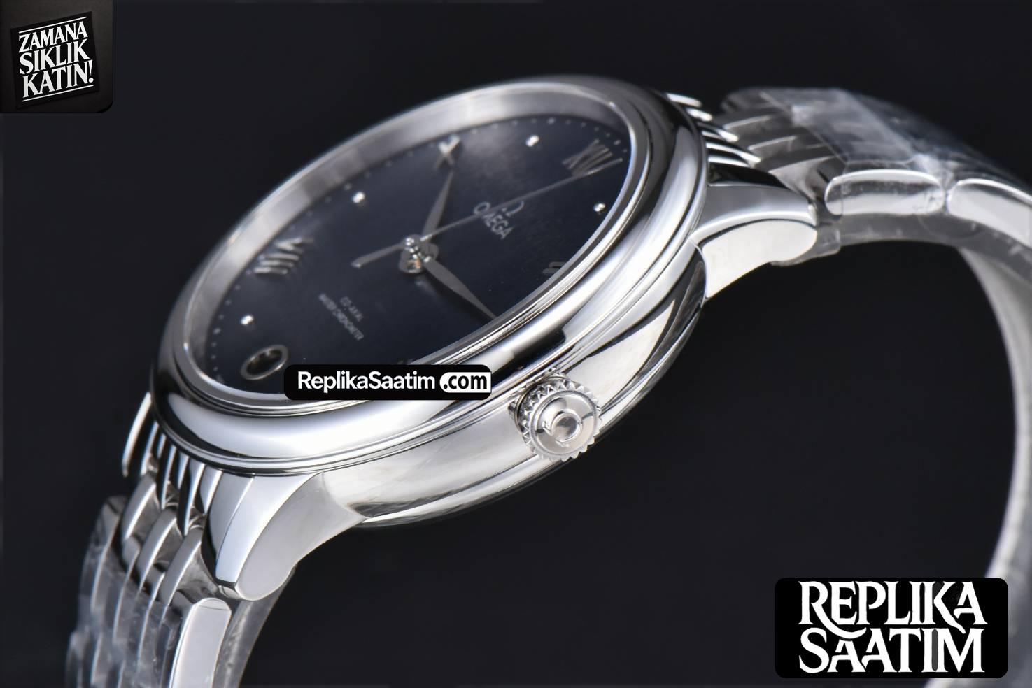 De Ville Prestige Ladies 34mm VSF Blue Dial Bracelet A8800 -08