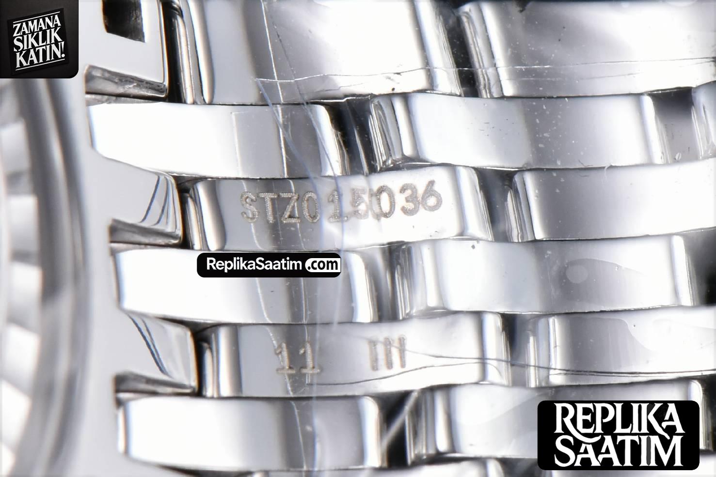 De Ville Prestige Ladies 34mm VSF Blue Dial Bracelet A8800 -15