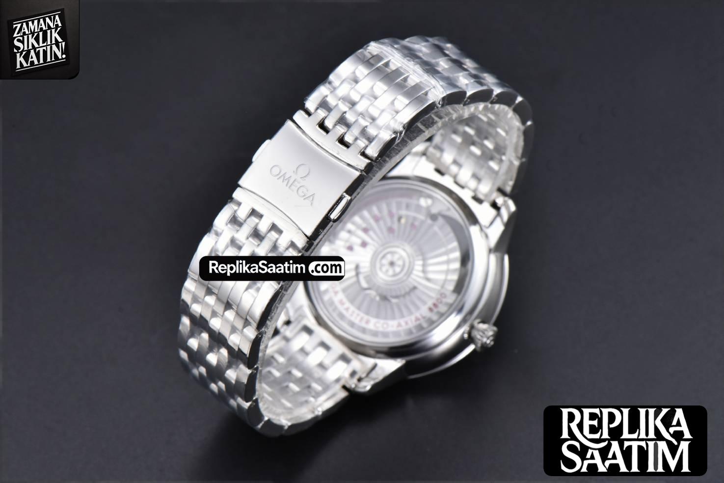 De Ville Prestige Ladies 34mm VSF Blue Dial Bracelet A8800 -28