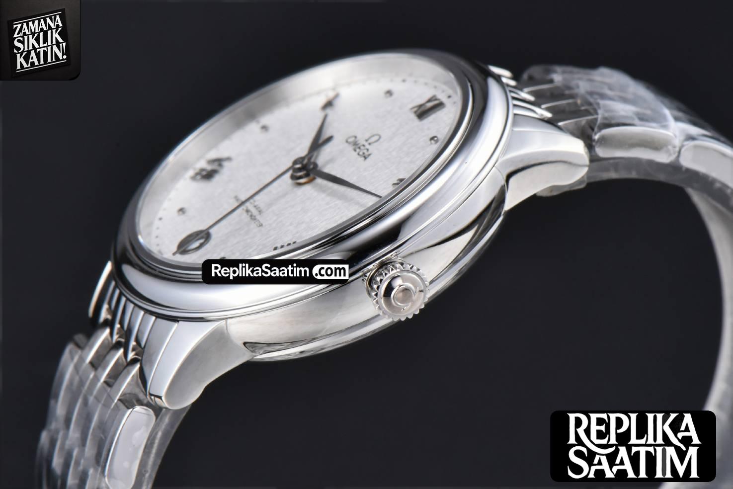 De Ville Prestige Ladies 34mm VSF White Dial Bracelet A8800 -09