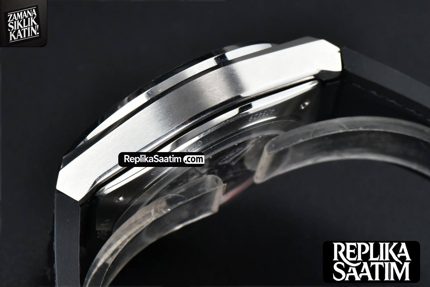 Defy Classic LF 41MM Skeleton Blue Dial Blue Gummy Strap A2892 -11