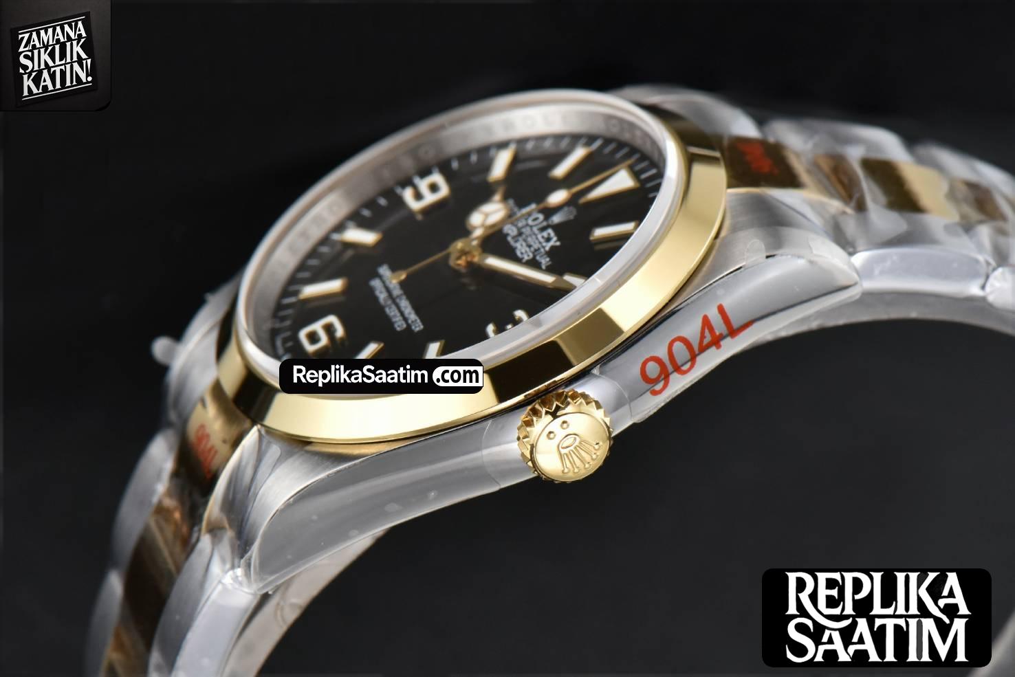 Explorer 124273 36mm YG/SS 904L GMF Black Dial YG/SS Bracelet VR3230 -09