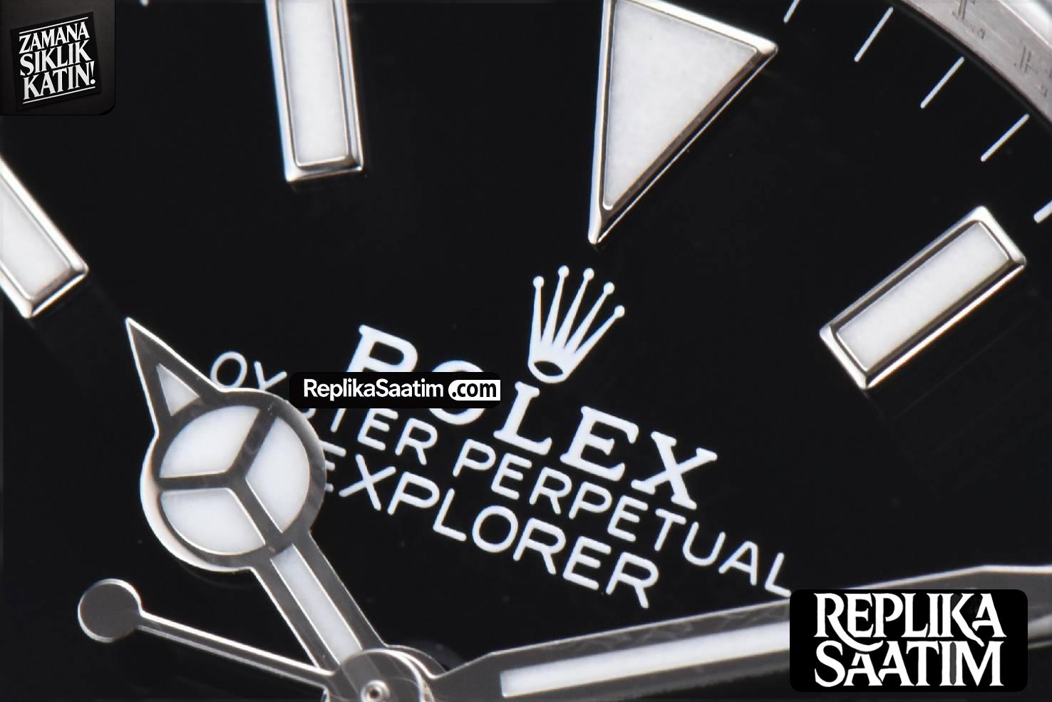 Explorer I 124270 36mm 904L Clean CF Black Dial SS Bracelet VR3230 -05