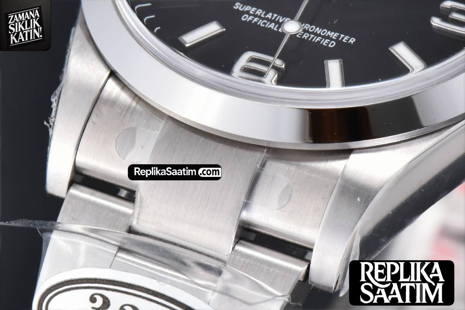 Explorer I 124270 36mm 904L Clean CF Black Dial SS Bracelet VR3230 -09