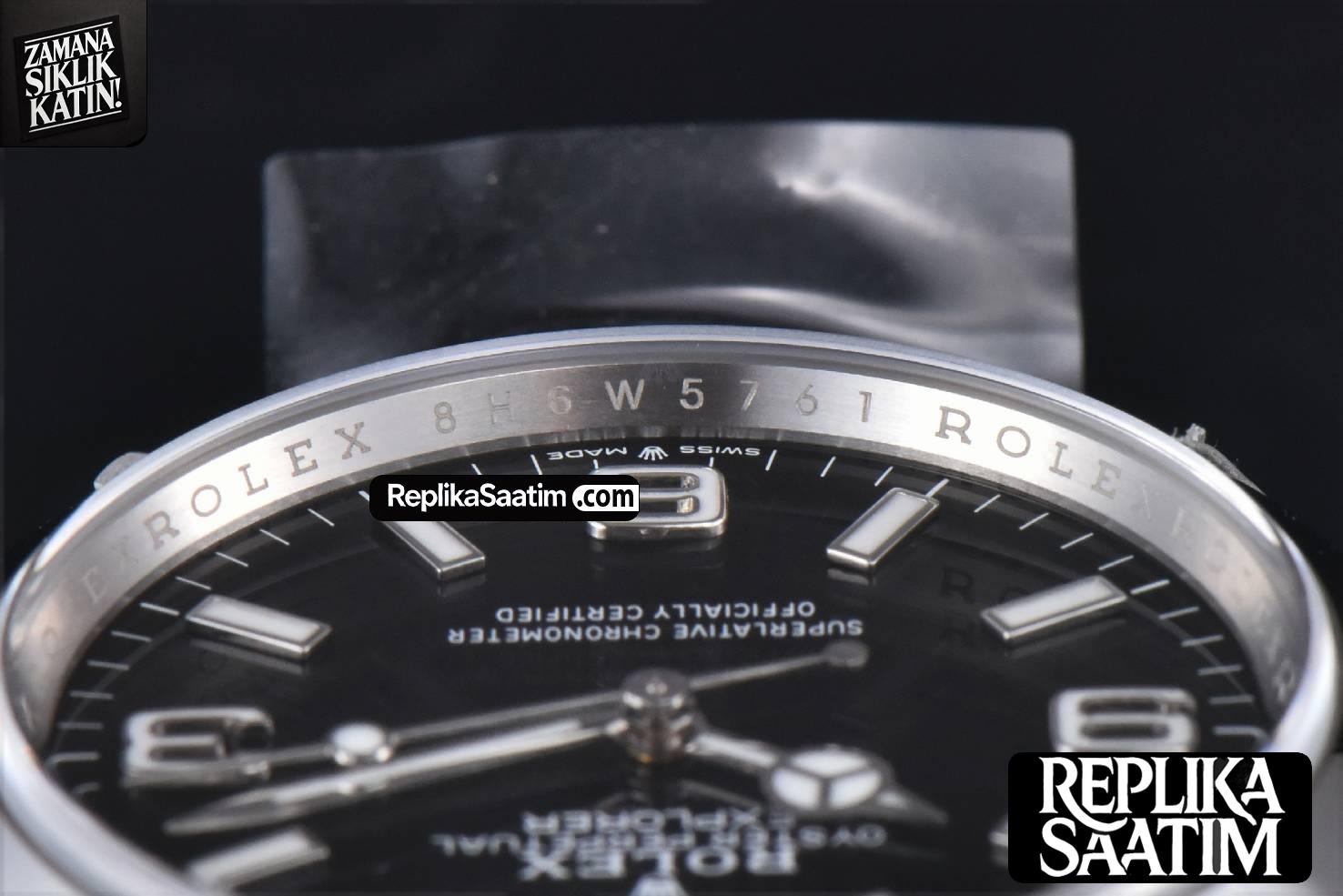Explorer I 124270 36mm 904L Clean CF Black Dial SS Bracelet VR3230 -12