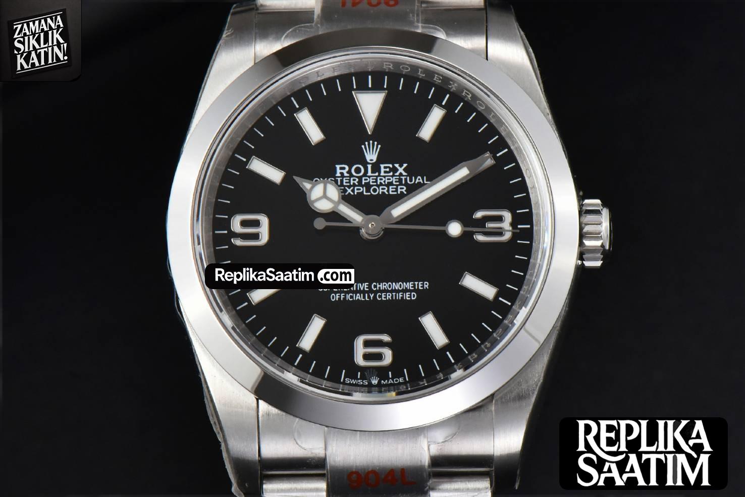 Explorer I 124270 36mm EWF Black Dial SS Bracelet A3230 -01