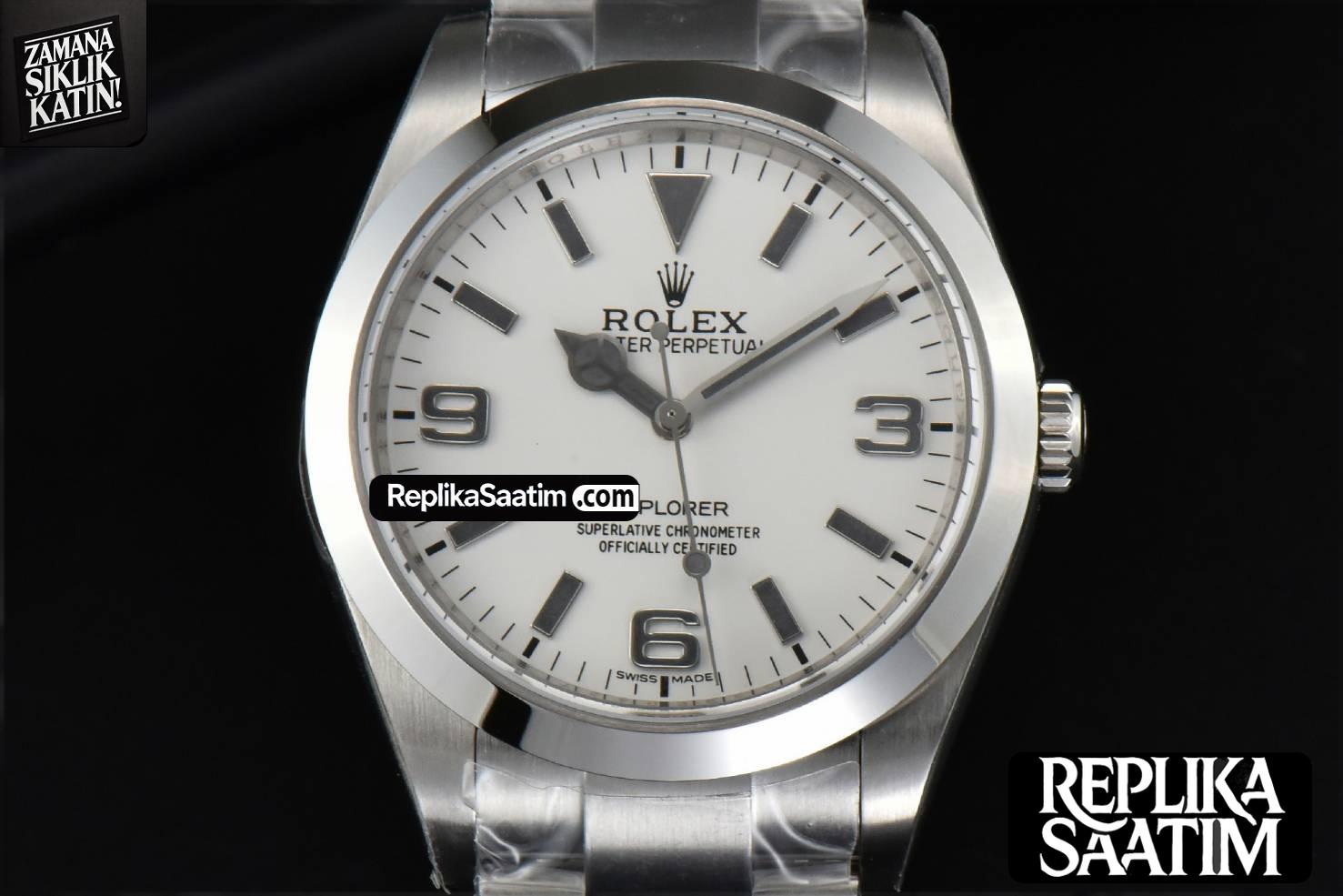 Explorer I 214270 39mm BPF White Dial SS Bracelet A2824 -01