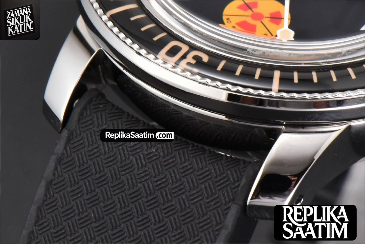 Fifty Fathoms 5008D ‘No Rad’ 40mm GSF Black Dial Black Rubber Strap A1151 -10
