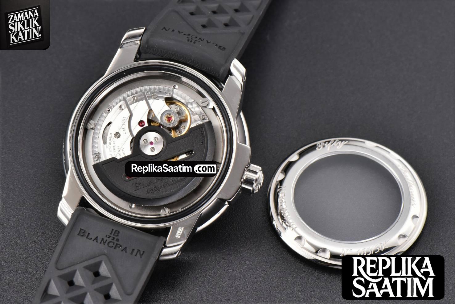 Fifty Fathoms 5008E ‘No Rad Only’ 40mm GSF Black Dial Black Rubber Strap A1151 -17
