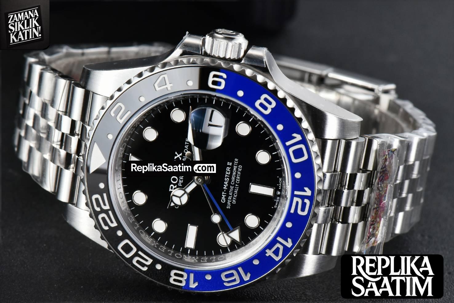 GMT-Master II 126710 BLNR Clean CF Black/Blue Ceramic Jubilee Bracelet DD3285 V3 -15