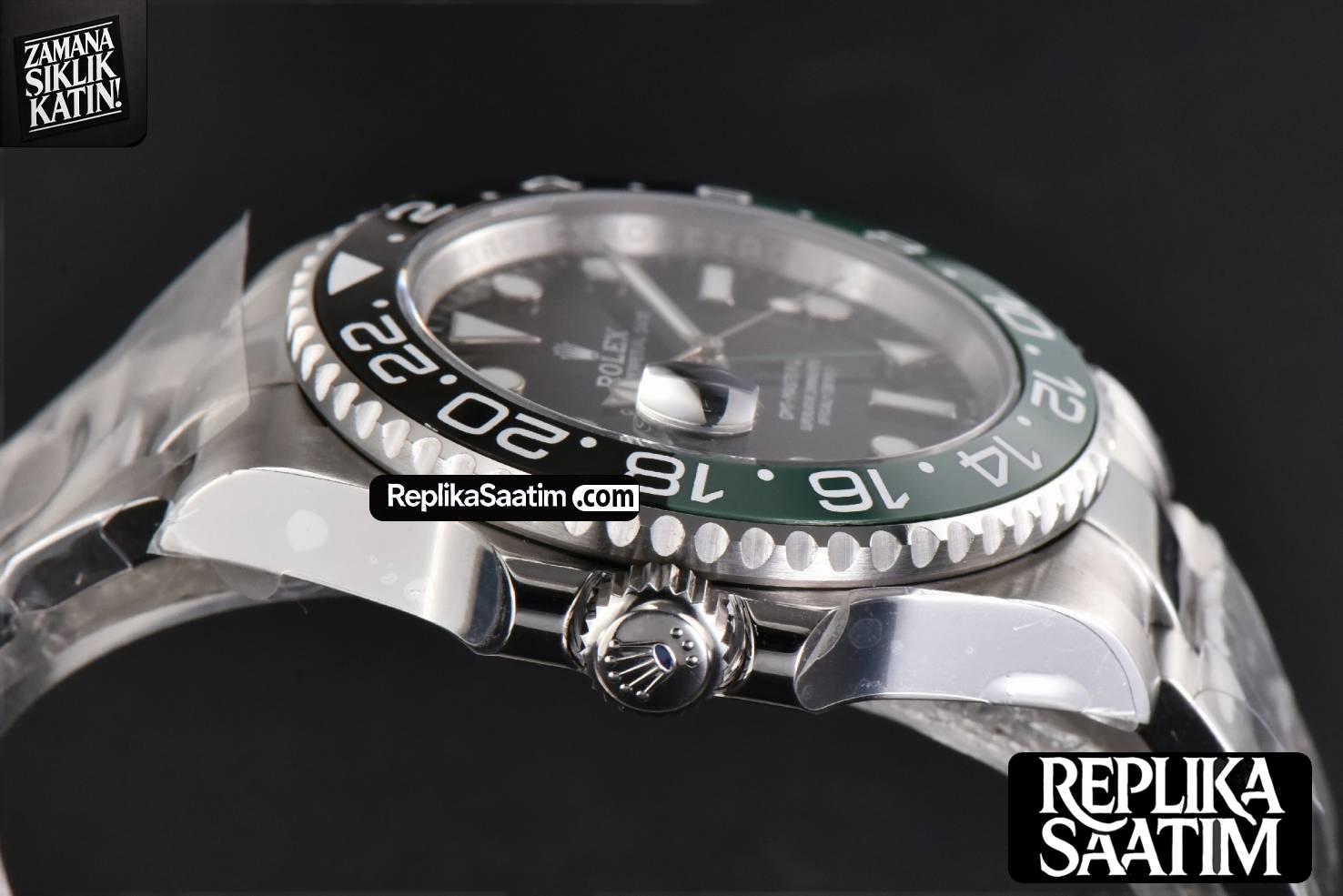 GMT Master II 126720 VTNR 904L V9F Sprite Black/Green Oyster Bracelet SH3285 -12