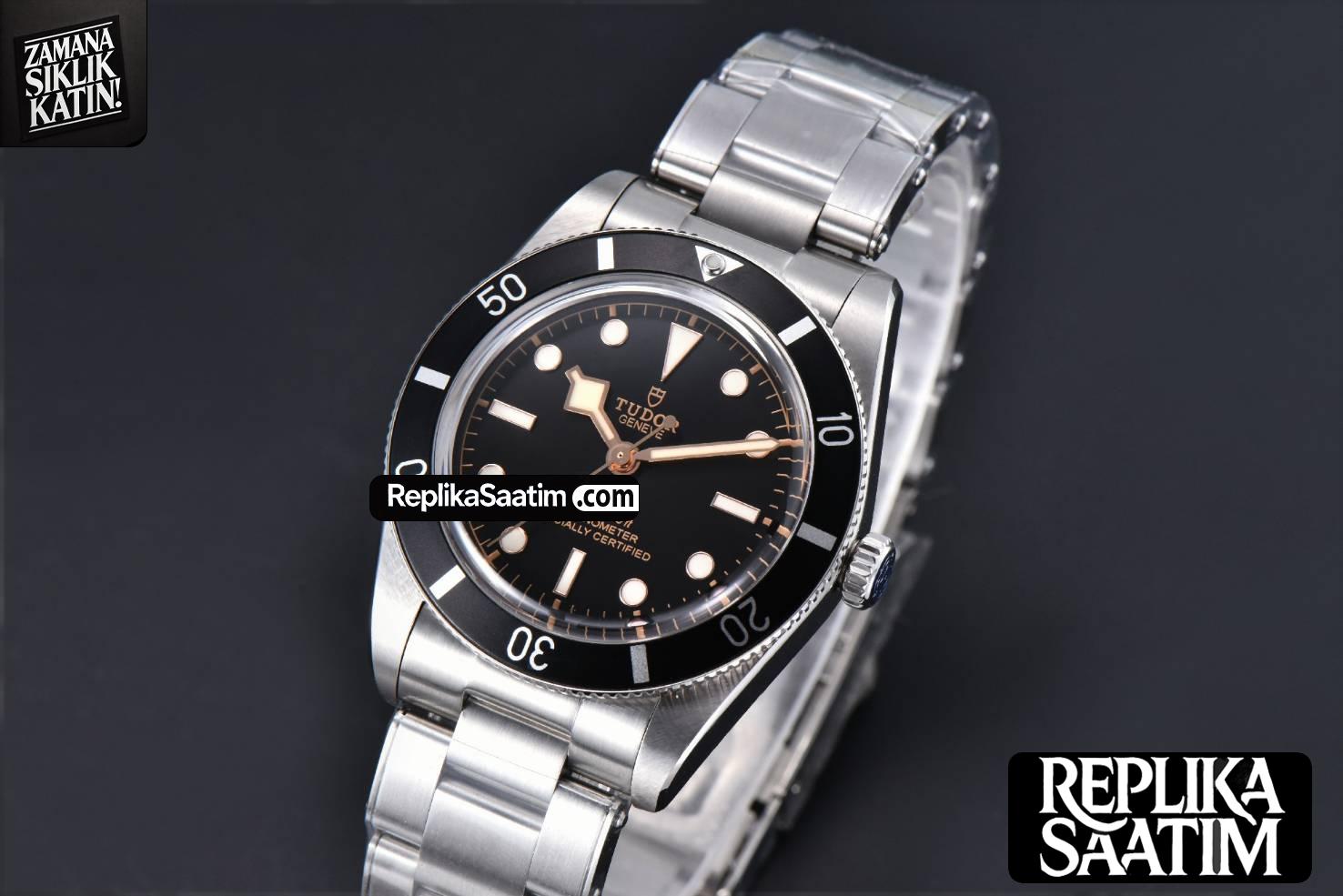 Heritage Black Bay 54 37mm ZF Black Dial SS Bracelet A2824 -04