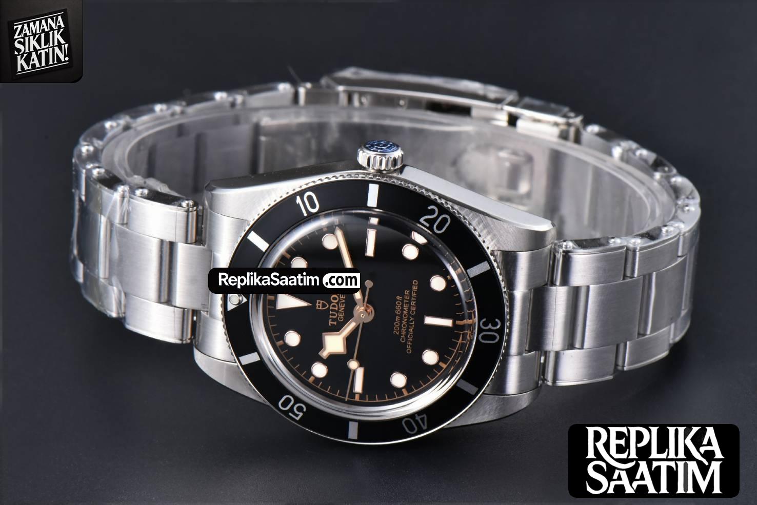 Heritage Black Bay 54 37mm ZF Black Dial SS Bracelet A2824 -12