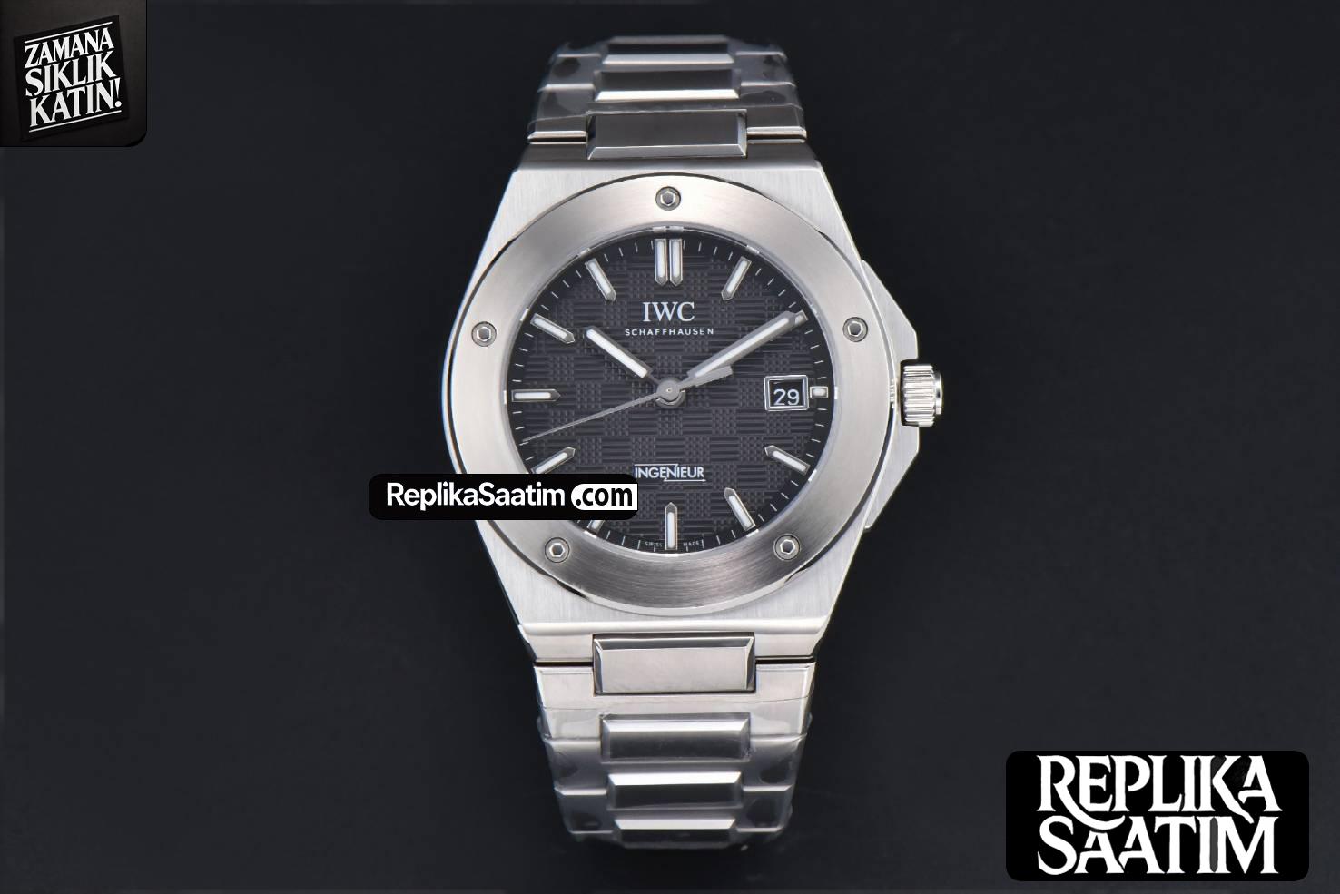 Ingenieur 40mm GHF Black Textured Dial Bracelet MY9015 -02