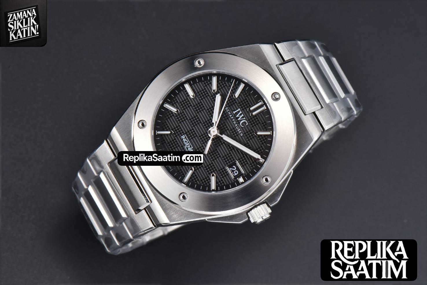 Ingenieur 40mm GHF Black Textured Dial Bracelet MY9015 -03