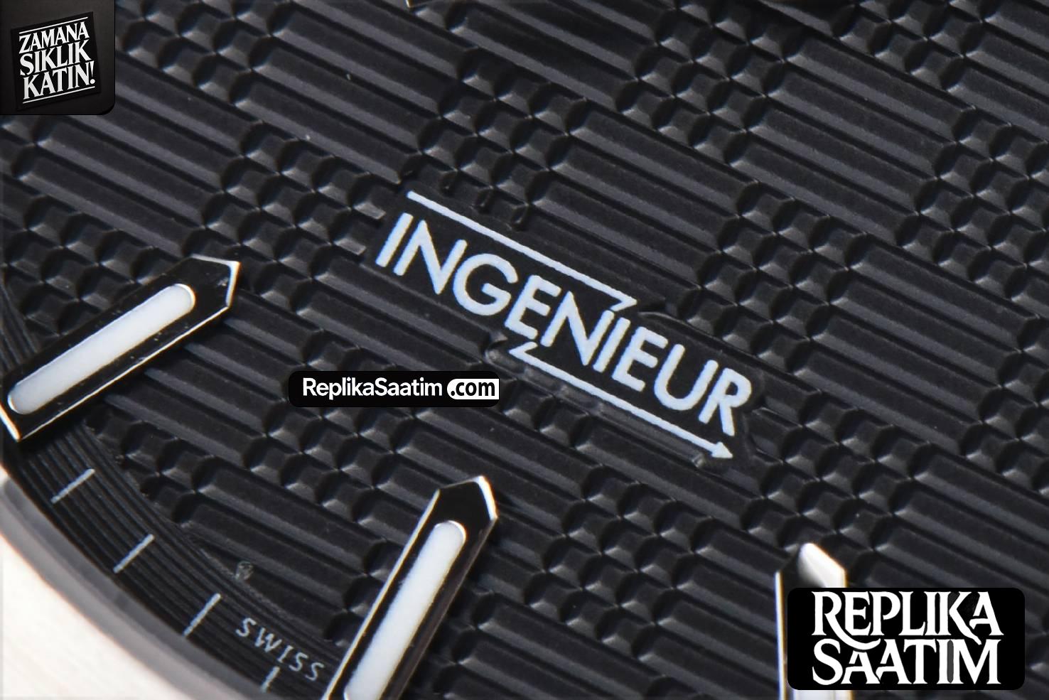 Ingenieur 40mm GHF Black Textured Dial Bracelet MY9015 -07