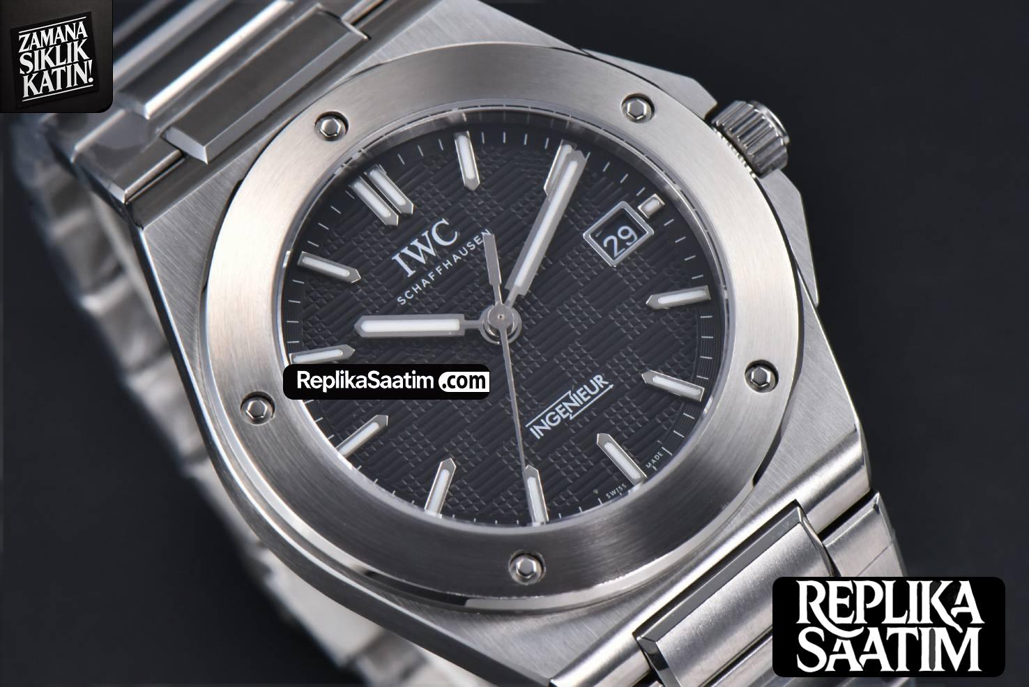 Ingenieur 40mm GHF Black Textured Dial Bracelet MY9015 -12