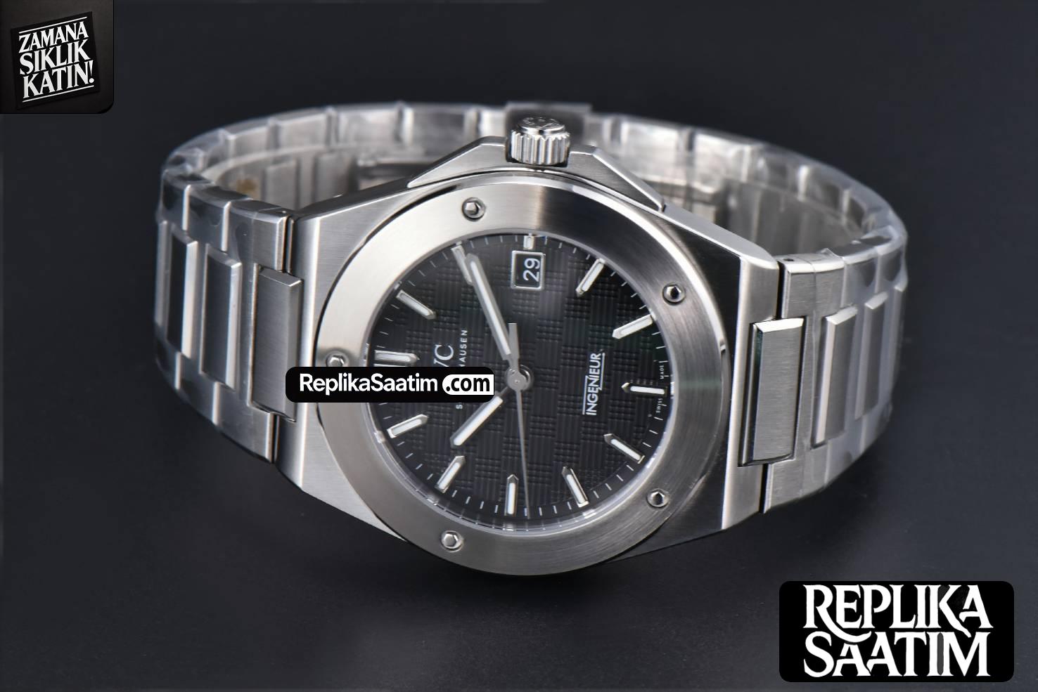 Ingenieur 40mm GHF Black Textured Dial Bracelet MY9015 -13