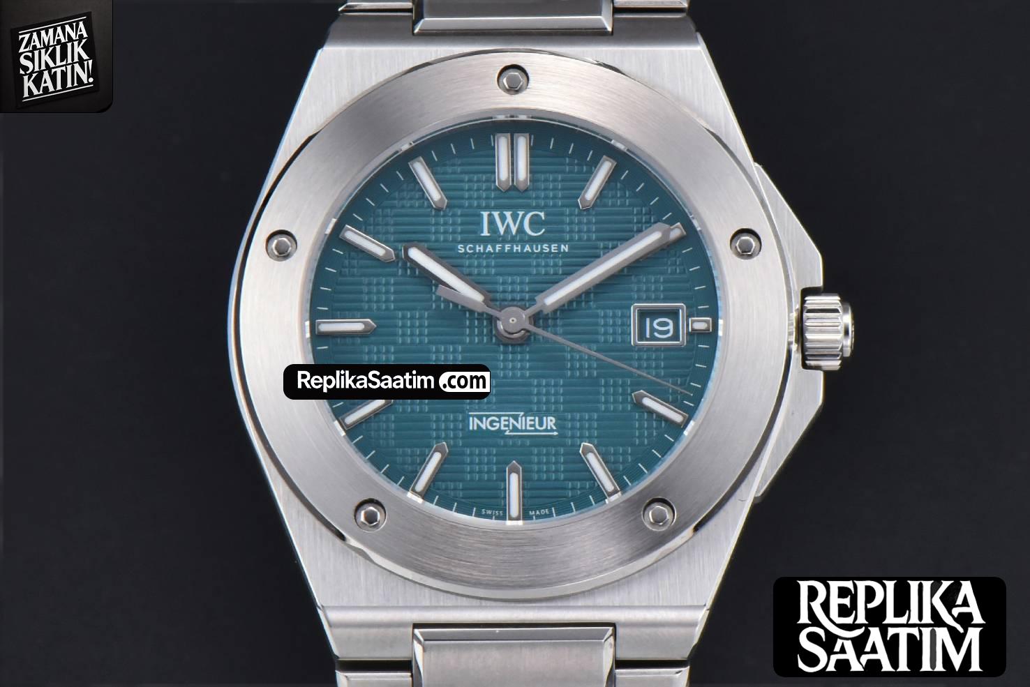 Ingenieur 40mm GHF Green Textured Dial Bracelet MY9015 -01