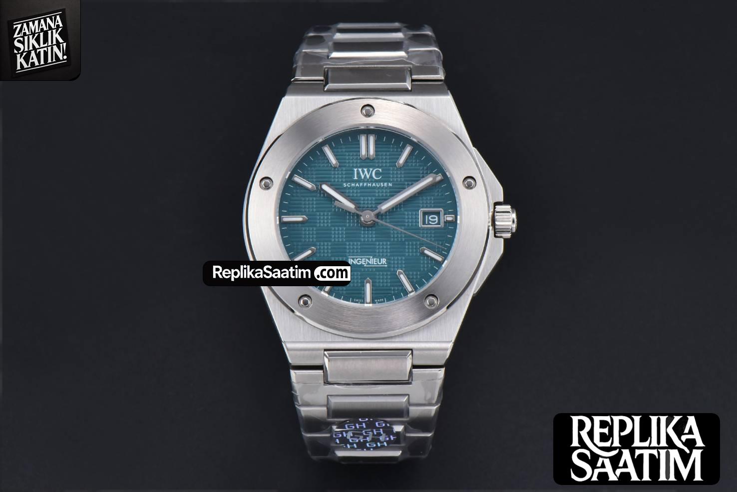 Ingenieur 40mm GHF Green Textured Dial Bracelet MY9015 -02