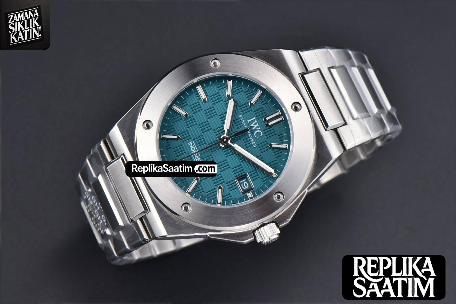 Ingenieur 40mm GHF Green Textured Dial Bracelet MY9015 -03