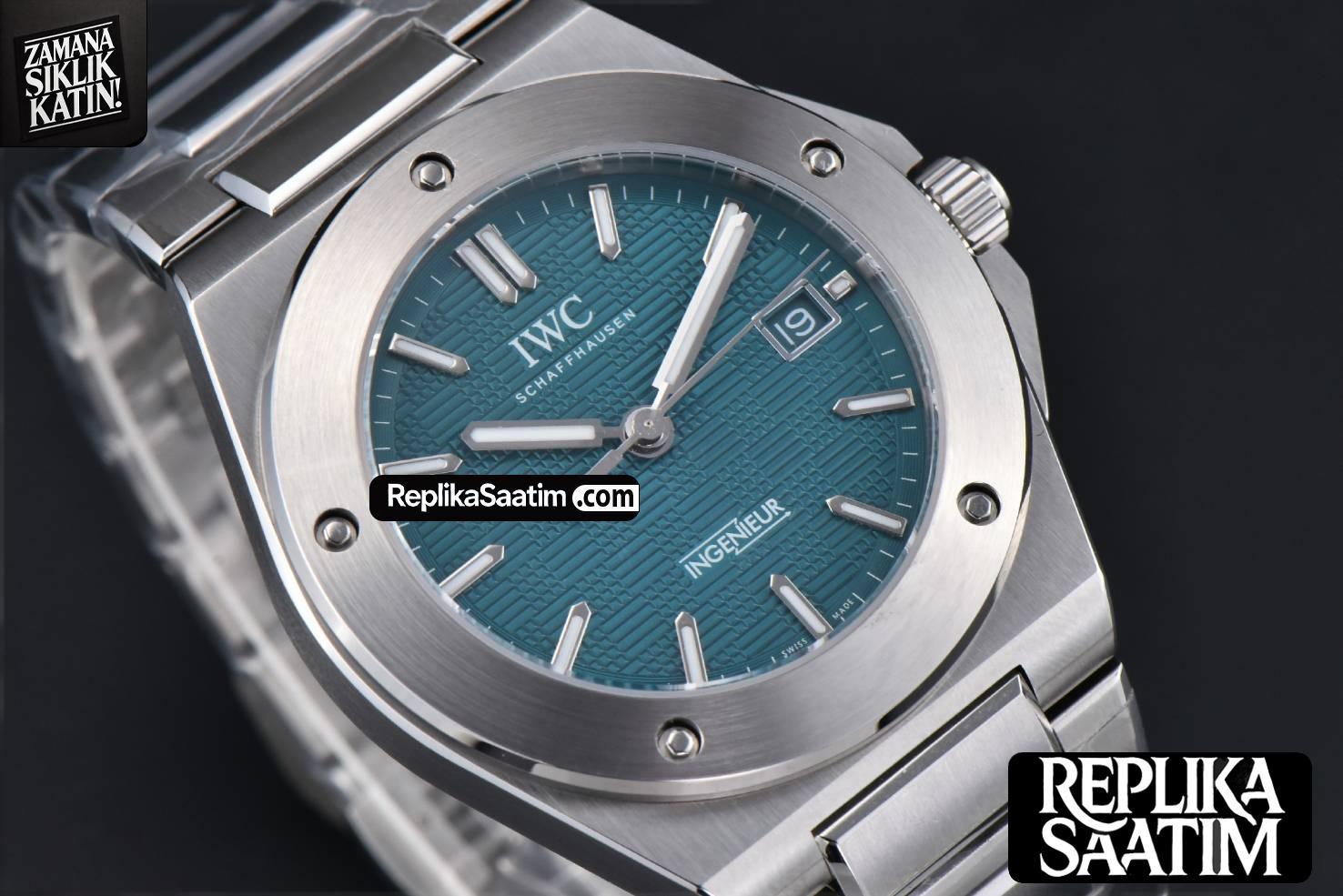 Ingenieur 40mm GHF Green Textured Dial Bracelet MY9015 -12
