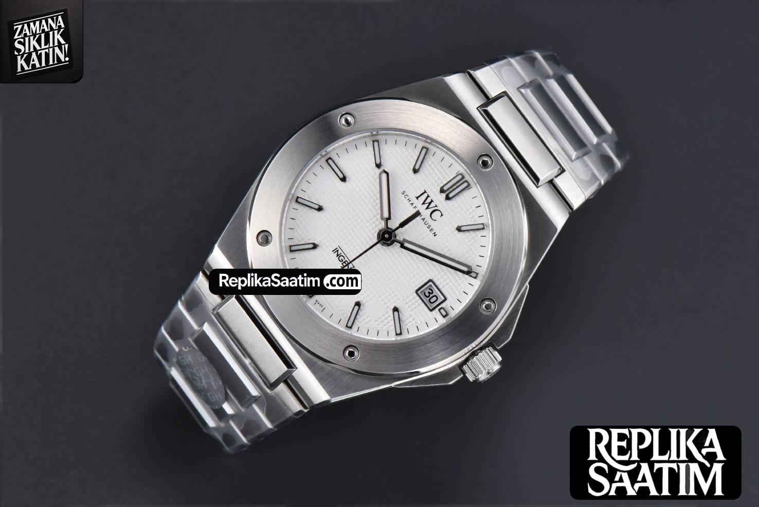 Ingenieur 40mm GHF White Textured Dial Bracelet MY9015 -04