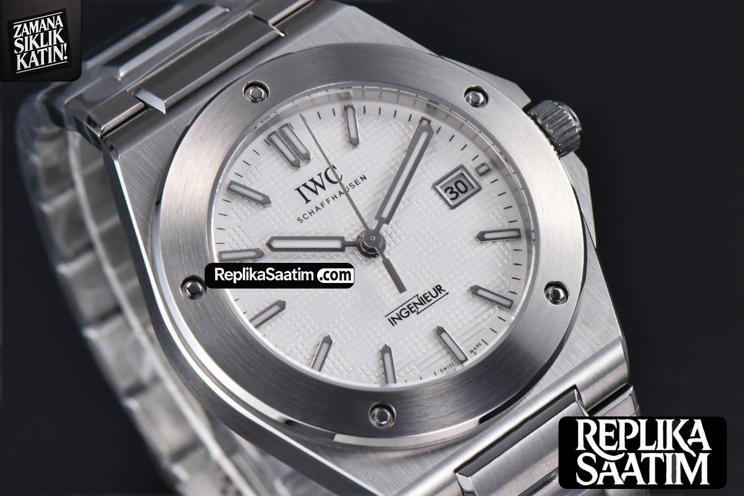 Ingenieur 40mm GHF White Textured Dial Bracelet MY9015 -12